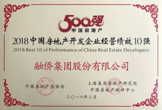 融侨集团荣膺2018中国房企28强 全国经营绩效第二的成功密码